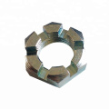 M10 M12 Stainless Steel SS304 Hex Slotted Nut DIN935